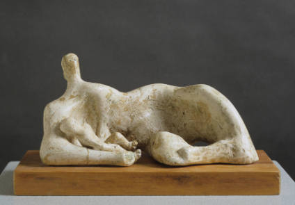 Maquette for Draped Reclining Mother and Baby