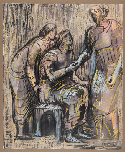 Three Female Figures