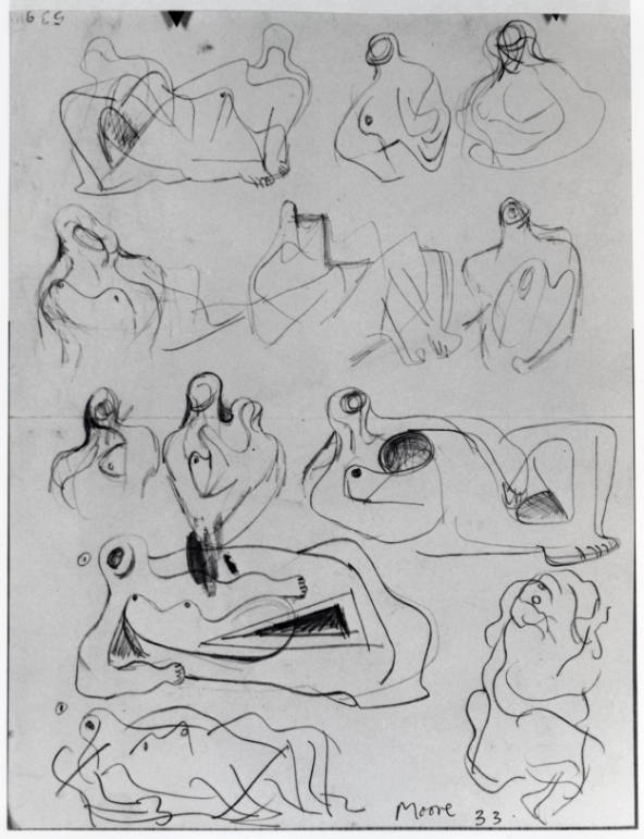 Studies for Reclining Figures