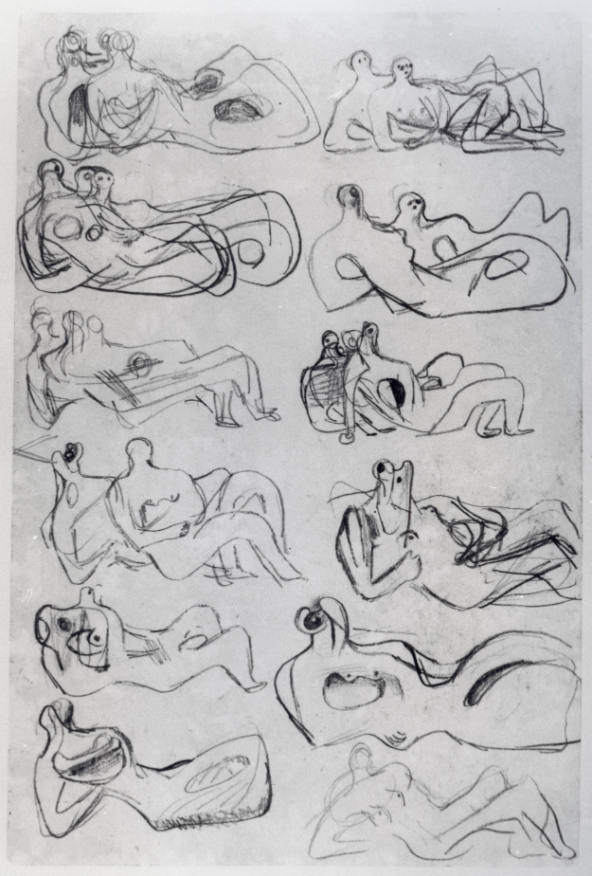 Twelve Ideas for Sculpture: Reclining Figures