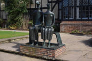 <i>King and Queen</i> on display at Wisley garden, Surrey, 2017<br>photo: Jonathan Mercer