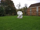 <I>Locking Piece</i> outside Homerton College, Cambridge, 2017<br>photo: Dai Roberts