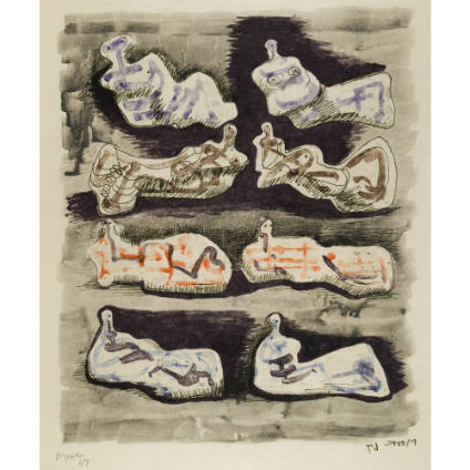 Eight Reclining Figures I