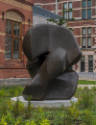 <i>Locking Piece</i> on display outside the Rijksmuseum, Amsterdam, 2013.