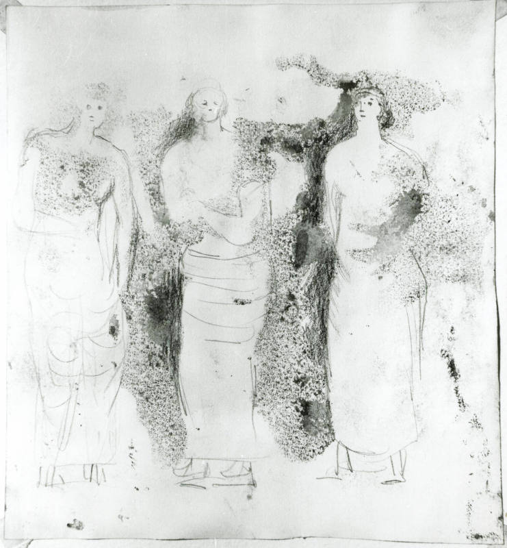 Three Standing Figures