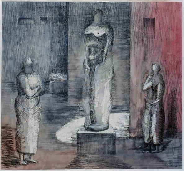 Figures in an Art Gallery