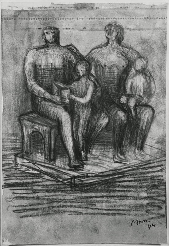 Henry Moore,O.M.,C.H.、PAMILY GROUP Henry Moore | Family Group | The Metropolitan Museum of Art