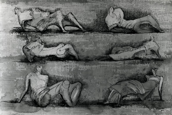 Six Reclining Figures