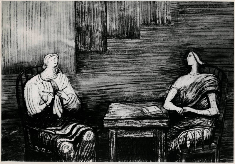 Two Seated Women