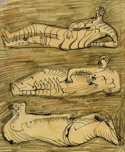 Three Reclining Figures