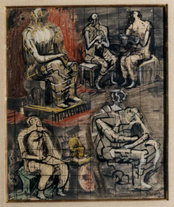 Seated Figures