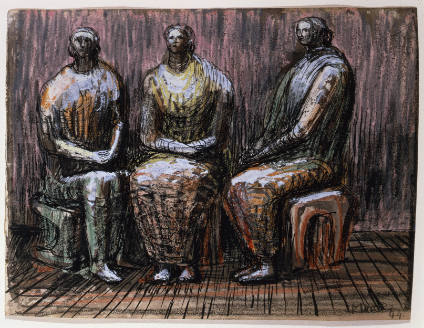 Three Seated Women