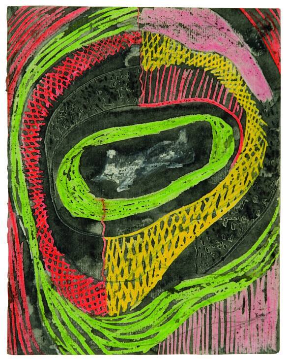 Textile Design: Reclining Figure in Void