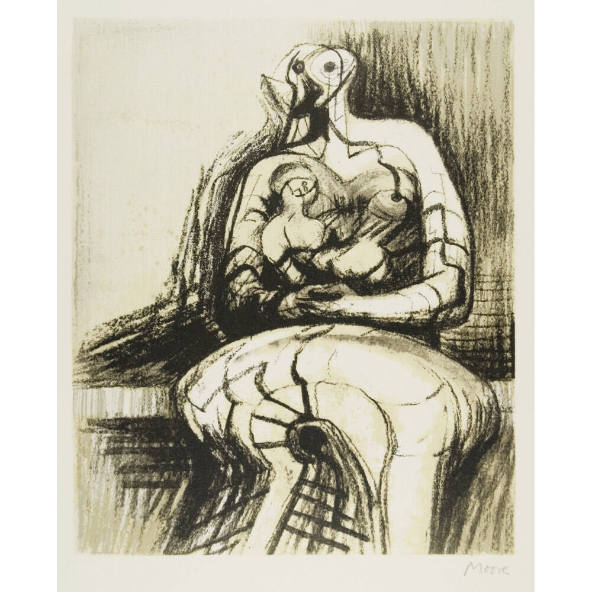 Seated Mother and Child