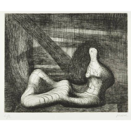 Reclining Figure: Piranesi Background III