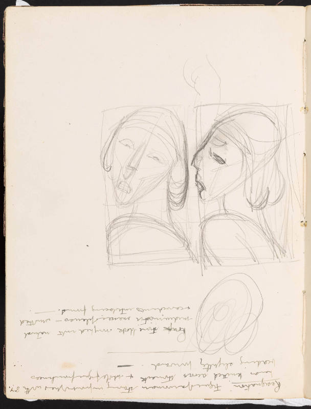 Studies of a Woman's Head