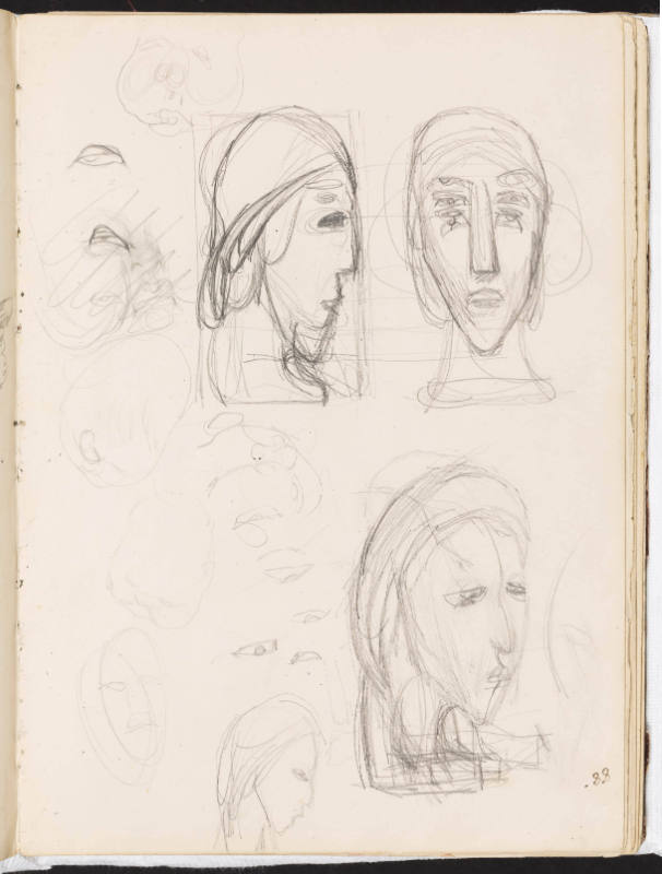 Studies of a Woman's Head