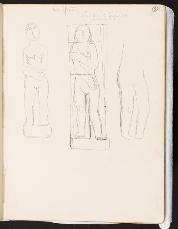 Three Standing Figures