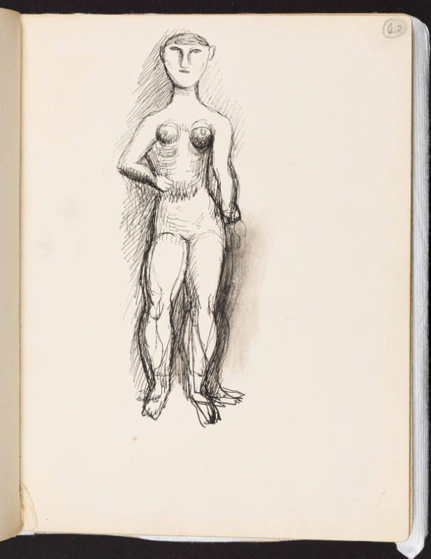 Standing Female Nude