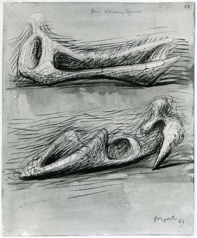 Bone Reclining Figures