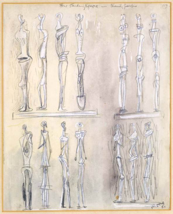 Four Standing Figures