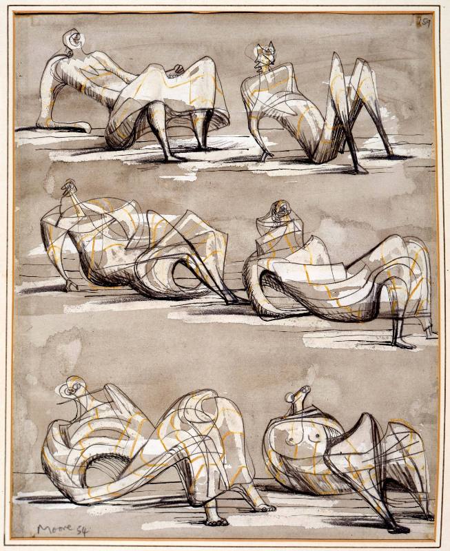 Six Reclining Figures