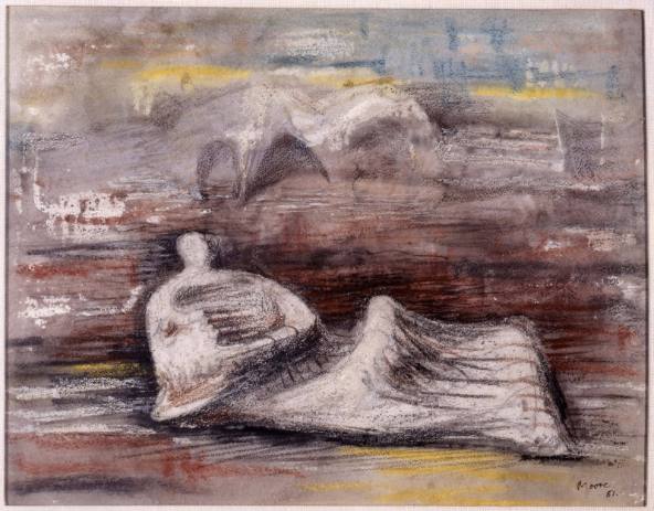 Reclining Figure in Landscape