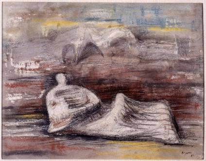 Reclining Figure in Landscape