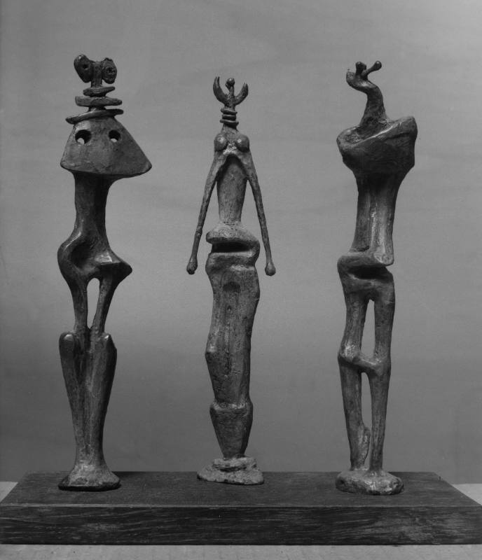 Maquette for Three Standing Figures