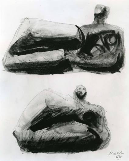 Studies for Unesco Reclining Figure