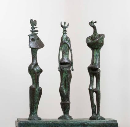 Three Standing Figures