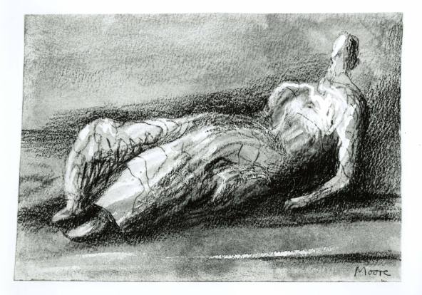 Reclining Woman: Idea for Sculpture