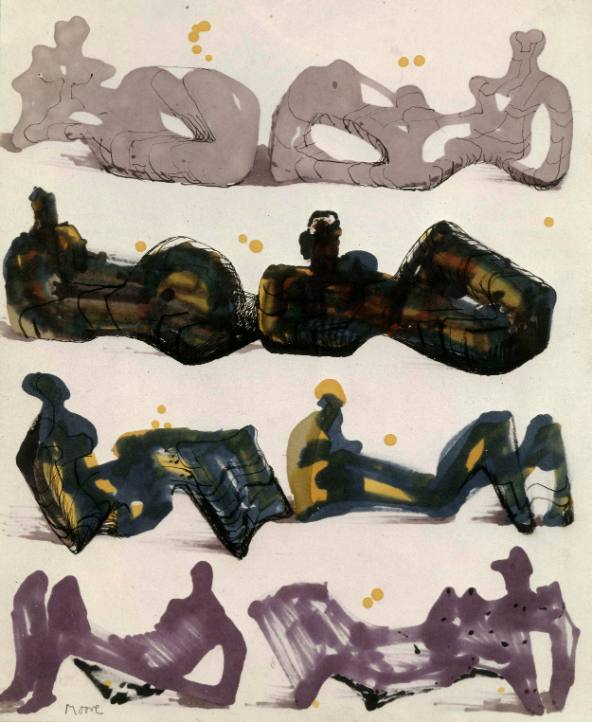 Eight Reclining Figures