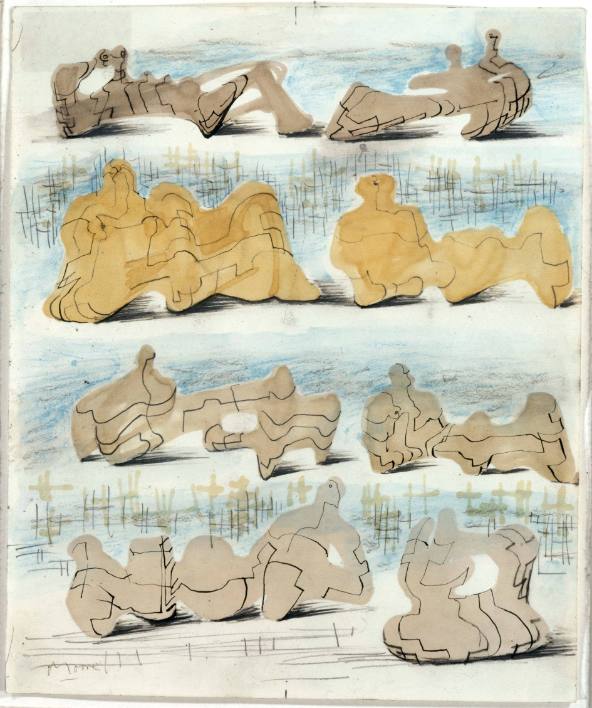 Eight Reclining Figures