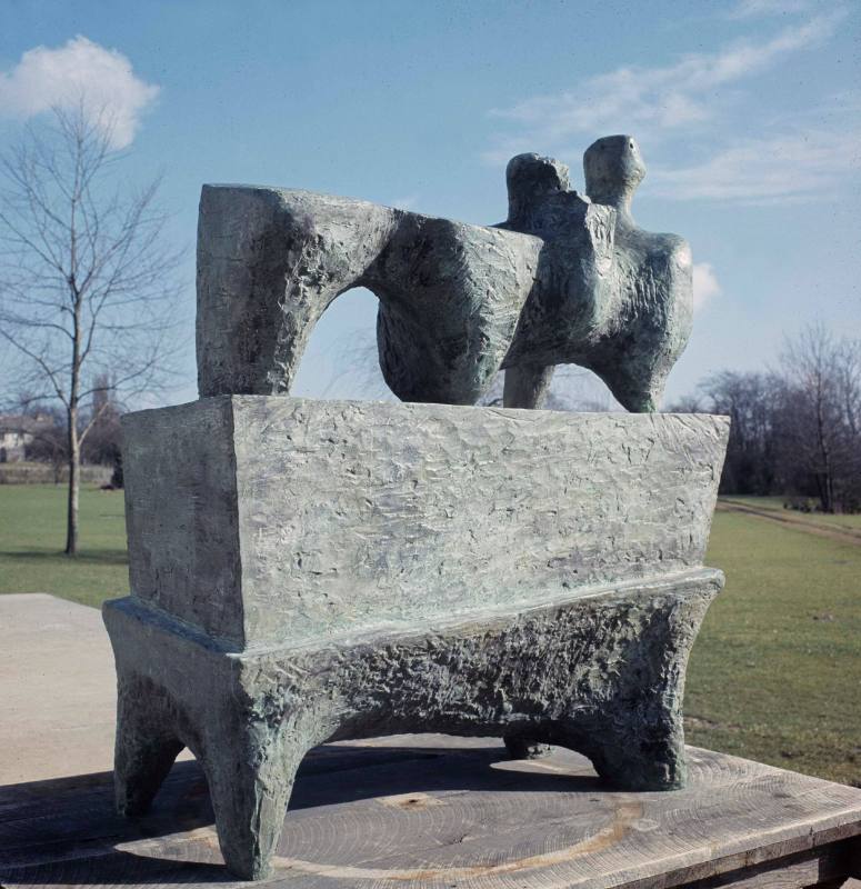 Reclining Figure on Pedestal