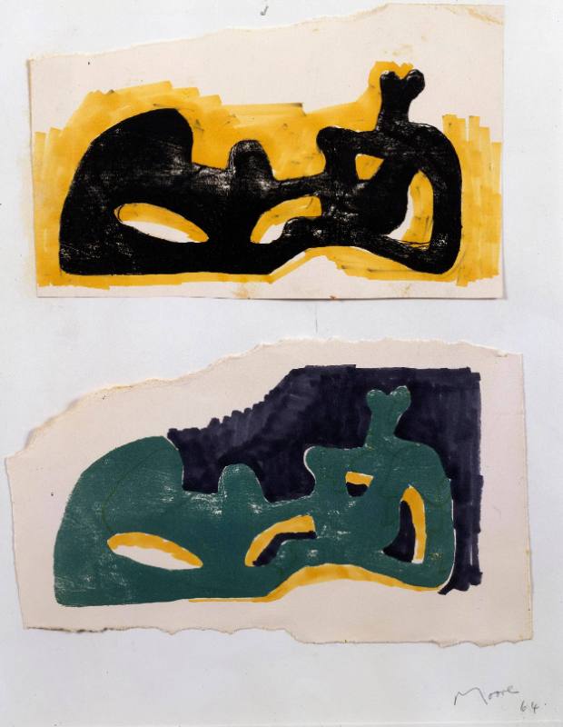 Two Reclining Figures