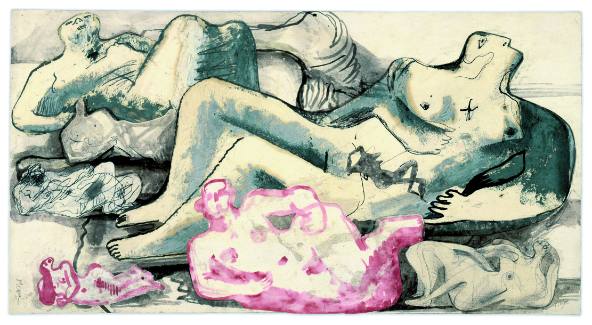 Montage of Reclining Figures