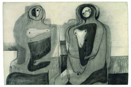 Two Seated Women