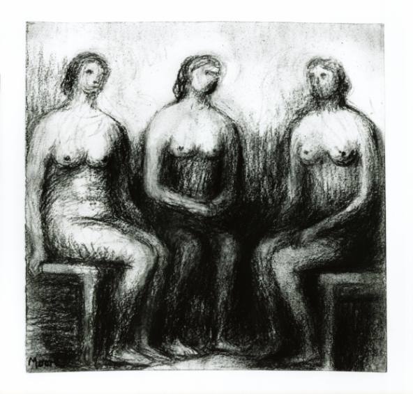 Three Seated Women