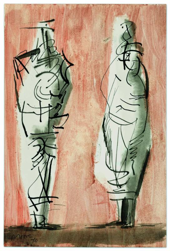 Two Standing Figures XVI