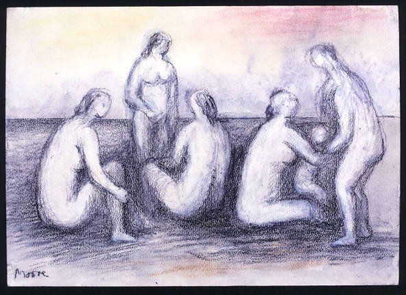 Five Bathers