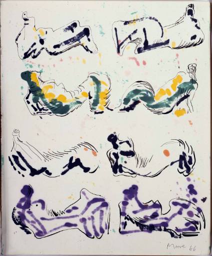 Eight Reclining Figures