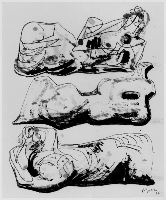 Three Reclining Figures