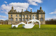 <i>Large Reclining Figure</i> on display at Houghton Hall, Norfolk, May 2019. photo: Pete Huggi…