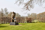 <i>Mother and Child: Block Seat</i> on display at Houghton Hall, Norfolk, May 2019. photo: Pete…