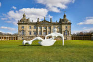 <i>Large Reclining Figure</i> on display at Houghton Hall, Norfolk, May 2019. photo: Pete Huggi…