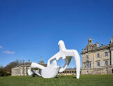 <i>Large Reclining Figure</i> on display at Houghton Hall, Norfolk, May 2019. photo: Pete Huggi…