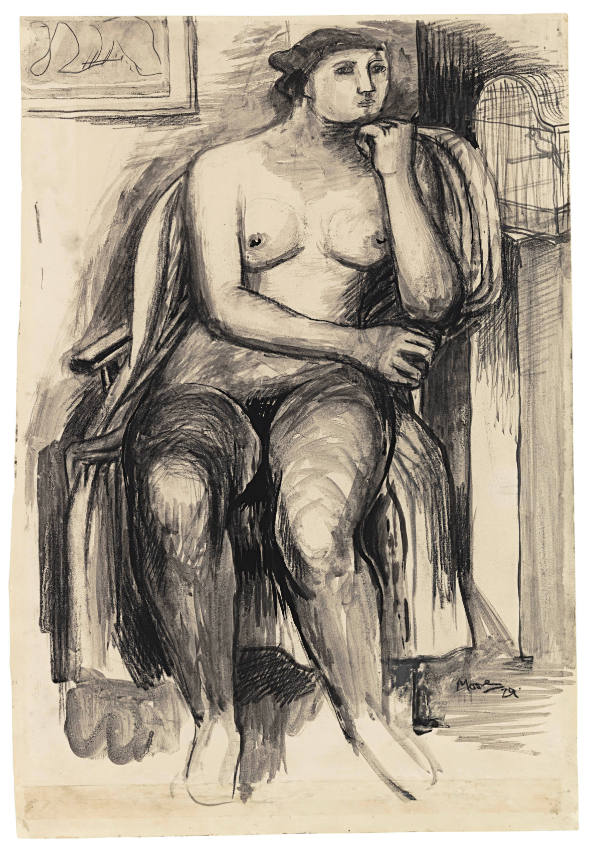 Seated Female Nude