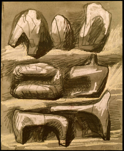 Three Reclining Figures