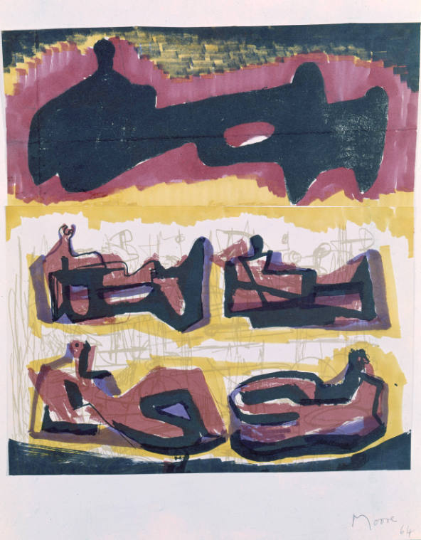 Five Reclining Figures